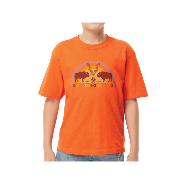Youth Buffalows T-Shirt By Storm Anfeconeb Lac Seul First Nations ...